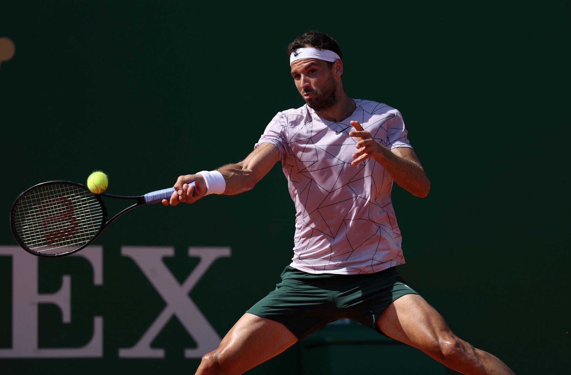 Grigor Dimitrov at the 2022 Rolex Monte-Carlo Masters.