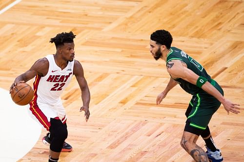 Colin Cowherd believes that Jimmy Butler should have been the hands-down winner of the Larry Bird Eastern Conference Finals MVP. [Photo: Slamonline.com]