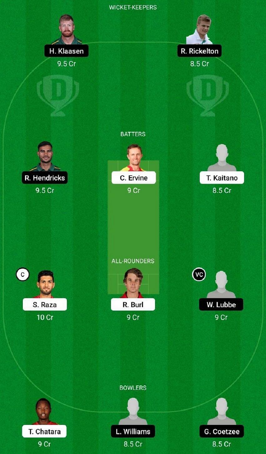 ZIM-XI vs SA-A Dream11 Fantasy Tip #2