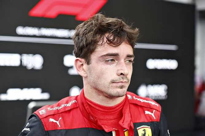 Charles Leclerc's Ferrari F1-75 sees worrying electrical problems during filming day at Monza