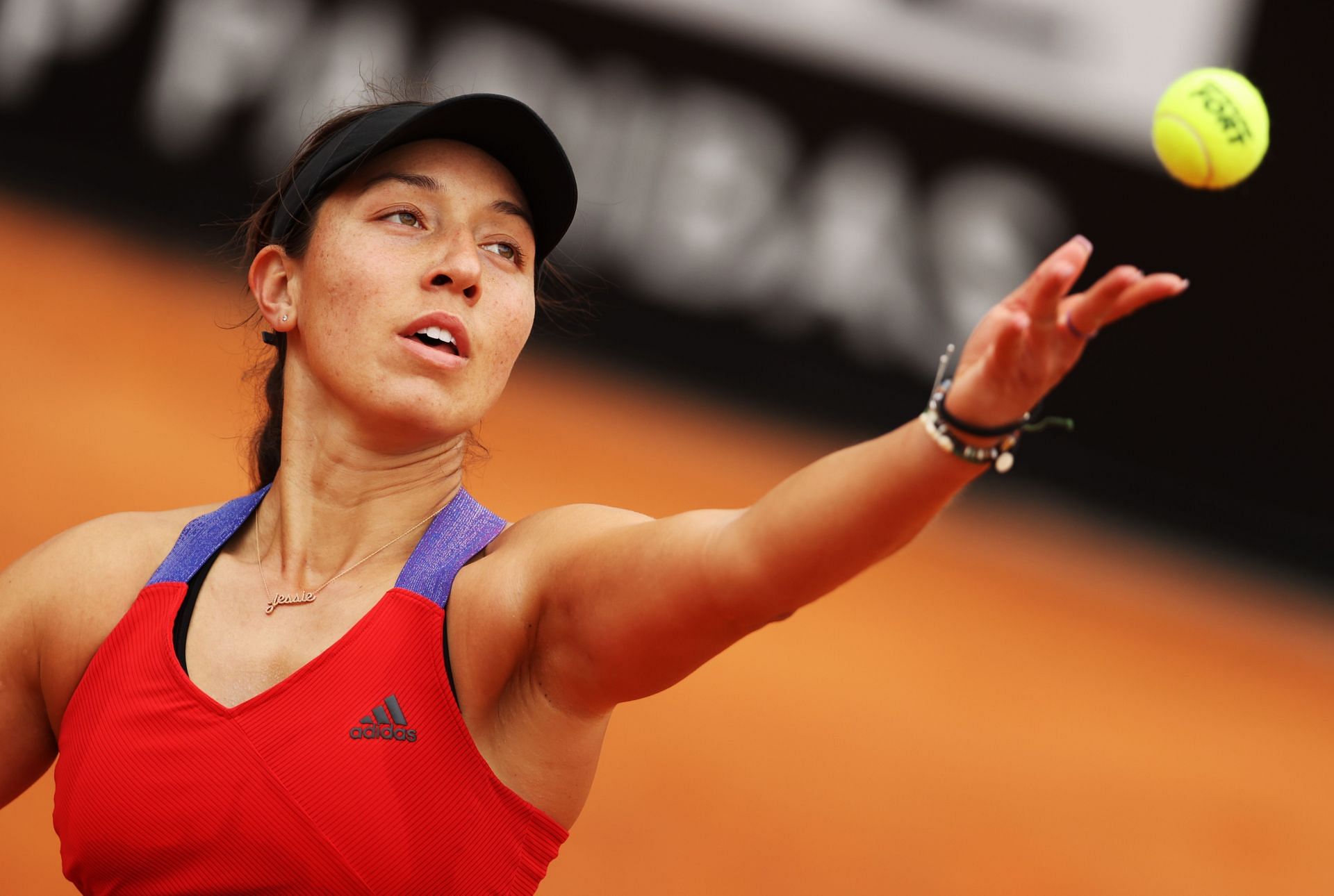 Jessica Pegula at the 2021 Italian Open.