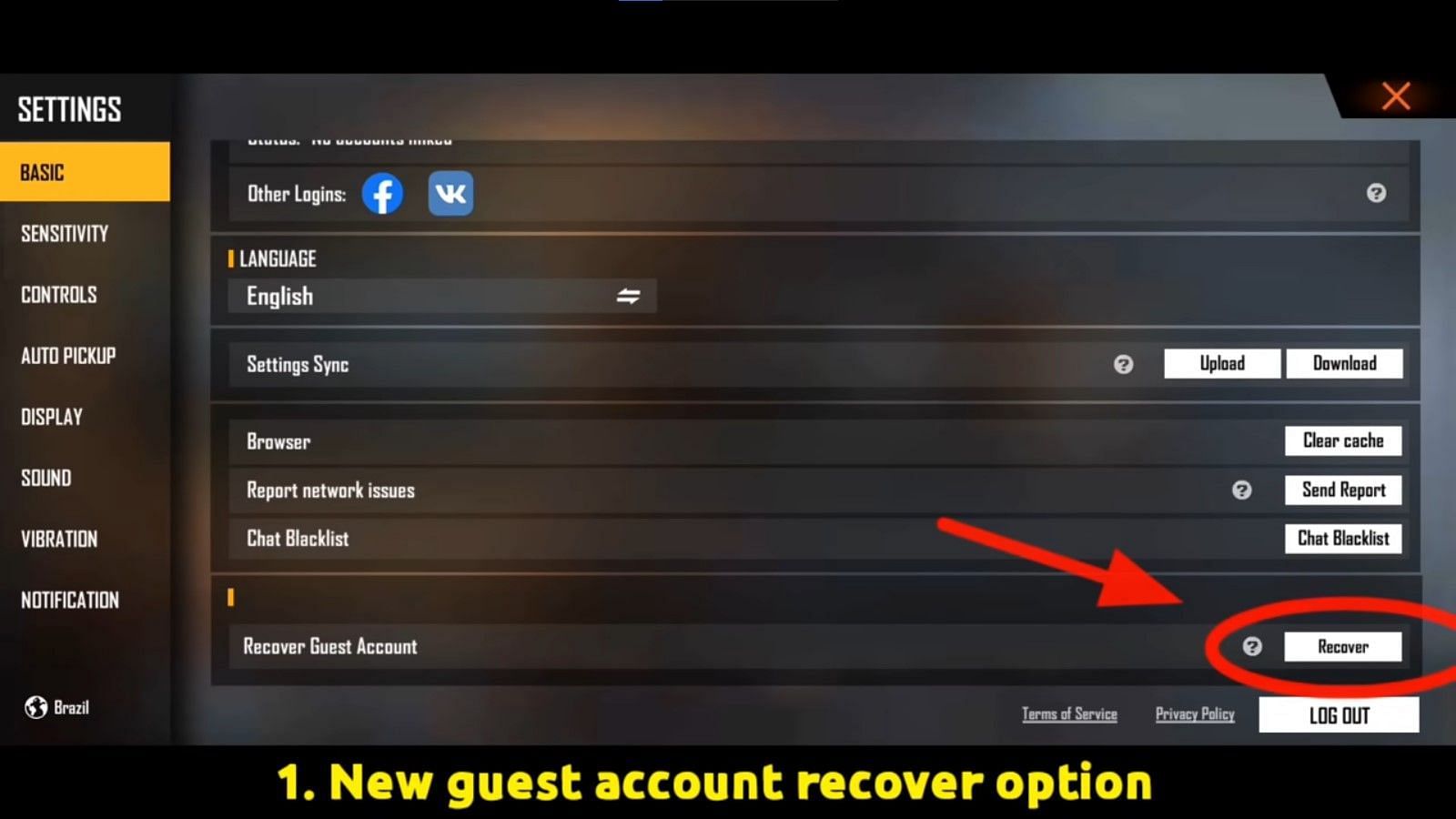 This option will help users recover their guest accounts (Image via BrOkEnJoYsTiCk/YouTube)