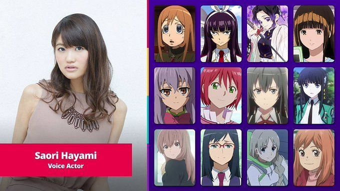 Who are some popular anime characters voiced by Saori Hayami, the ...