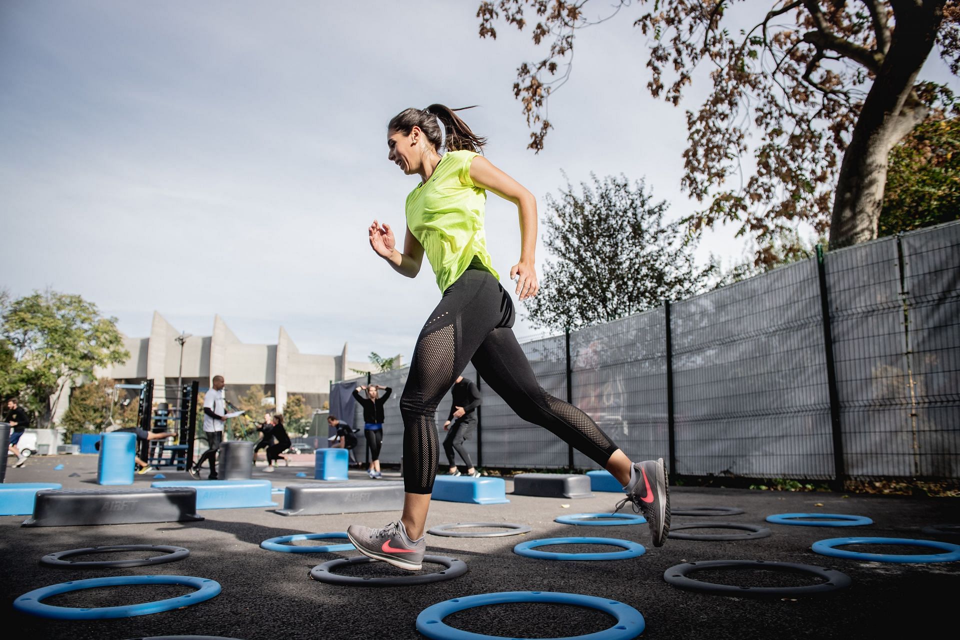 Outdoor workout gives you extra space to move around (Image by Gabin Vallet)