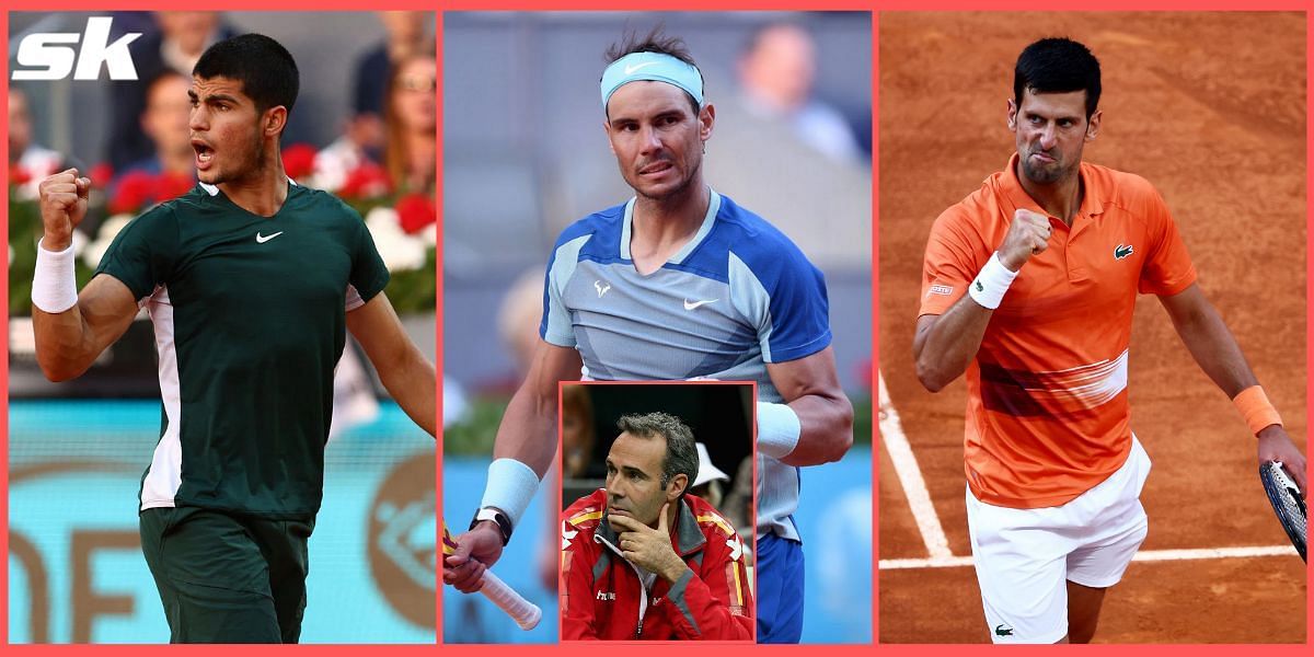 Alex Corretja has spoken about Carlos Alcaraz, Rafael Nadal and Novak Djokovic&#039;s French Open prospects