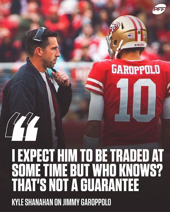 Kyle Shanahan update on 49ers' Jimmy Garoppolo