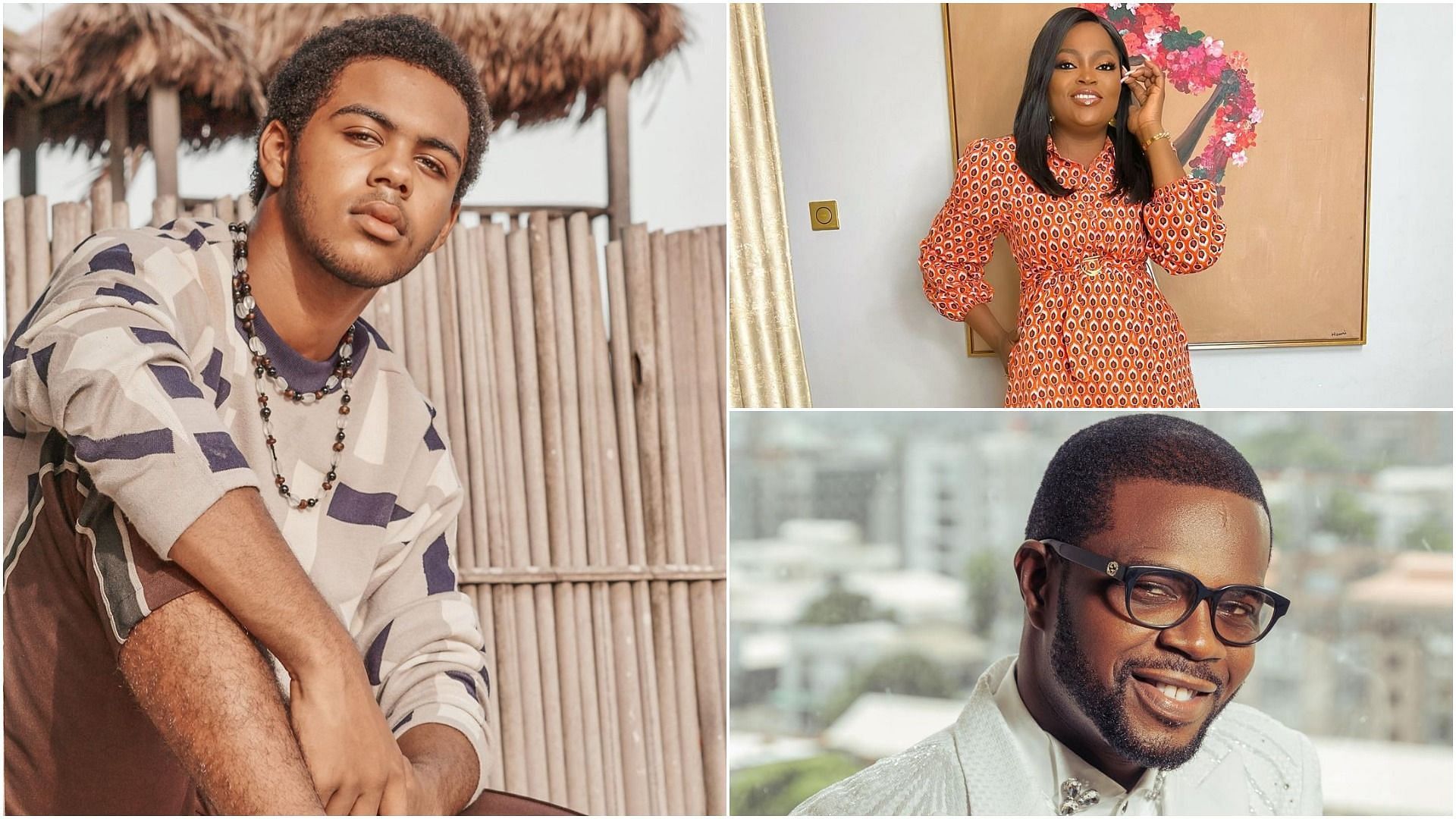 Benito has accused his parents of cheating each other (Images via benito.b.andrews, funkejenifaakindele and jjcskillz/Instagram)