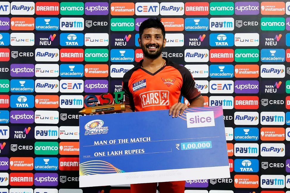Rahul Tripathi was duly chosen as the Player of the Match [P/C: iplt20.com]