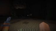 An example of the same cave with dynamic lighting set to "Fancy" (Image via Minecraft)