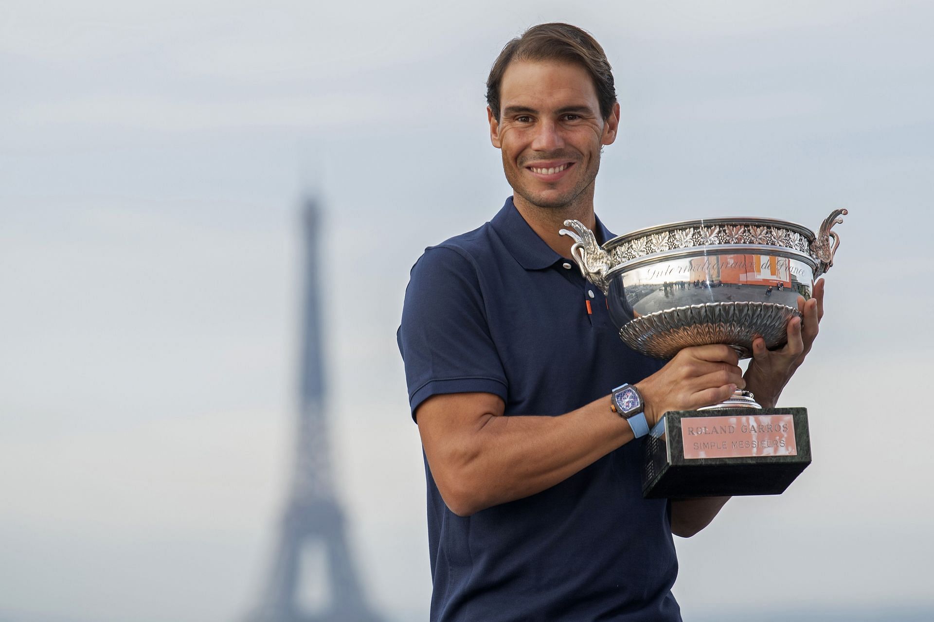 Rafael Nadal at the 2020 French Open.