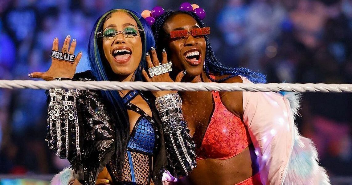 Former WWE Women&#039;s Tag Team Champions Sasha Banks and Naomi