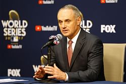 "Players and their union were more than happy to agree to a multiyear commitment" - MLB commissioner Rob Manfred sets the stage for regular-season games in London in 2023, 2024, and 2026