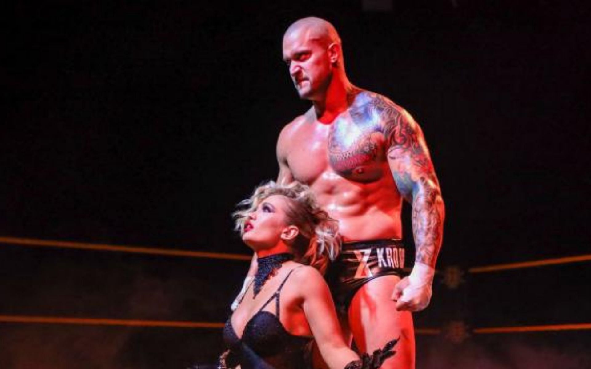Scarlett Bordeaux managed her husband, Killer Kross, on NXT.