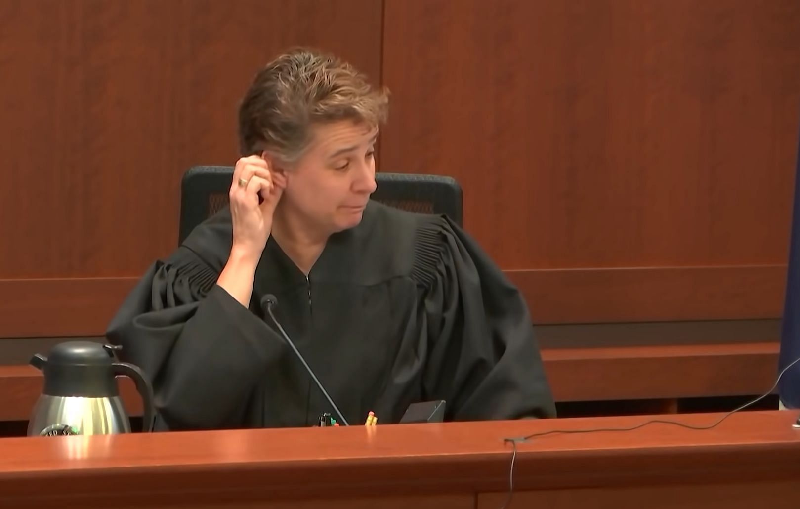 The honorable judge was also visibly shocked after Alejandro Romero&#039;s testimony (Image via Law&amp;Crime Network/YouTube)