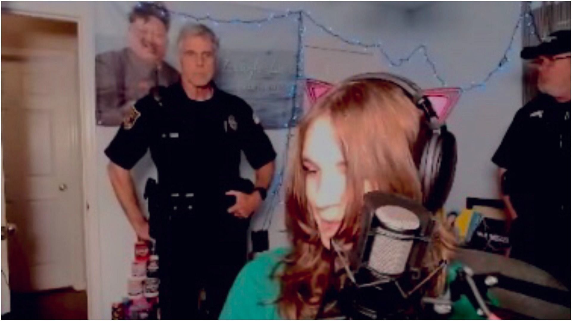 16-year-old Twitch streamer VioWynn was detained by police mid-stream (Image via Keffals/Instagram)