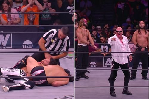 Gangrel made his first appearance on AEW television