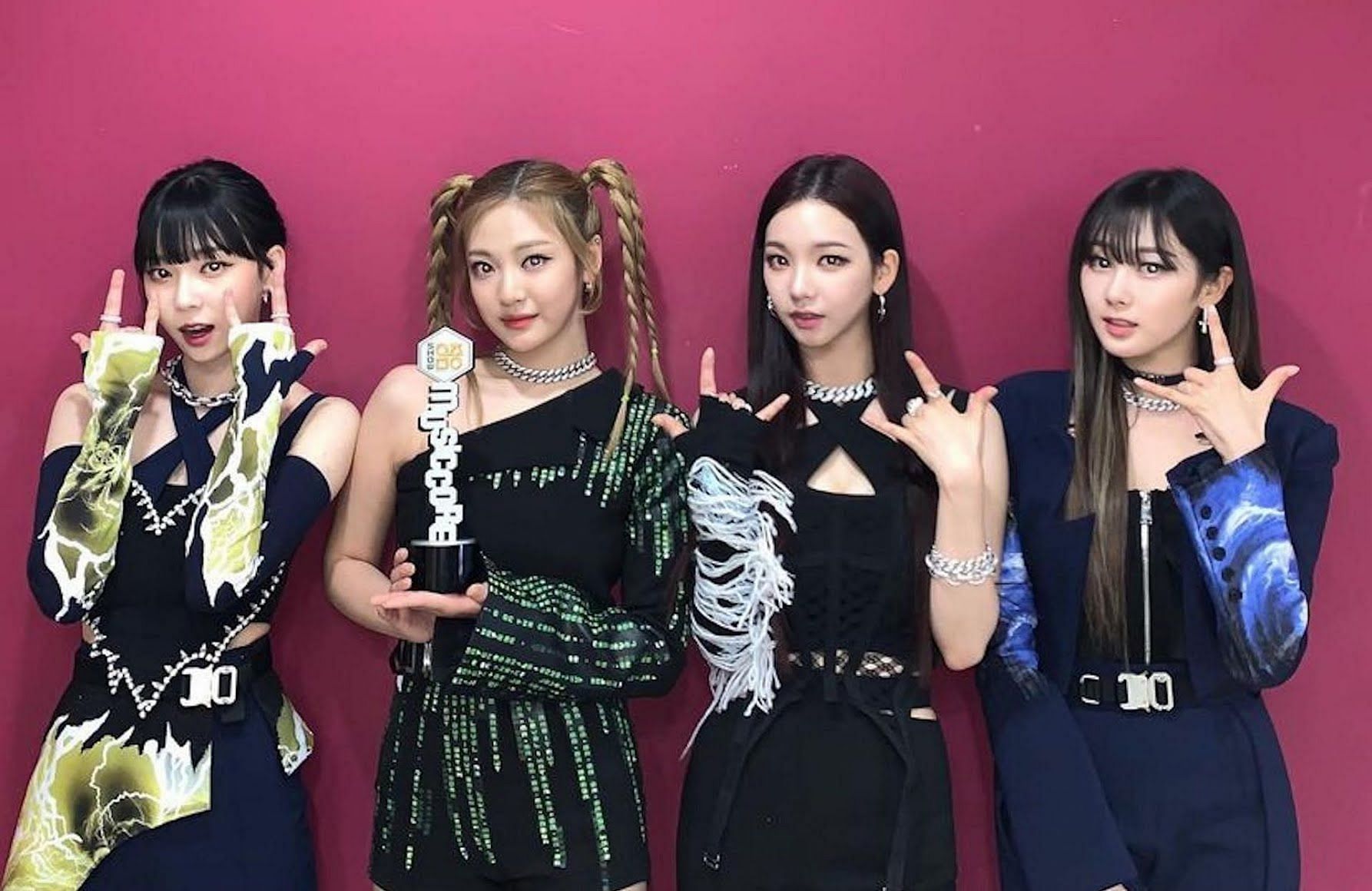 The K-Pop girl band (Image via Instagram/@aespa_official)