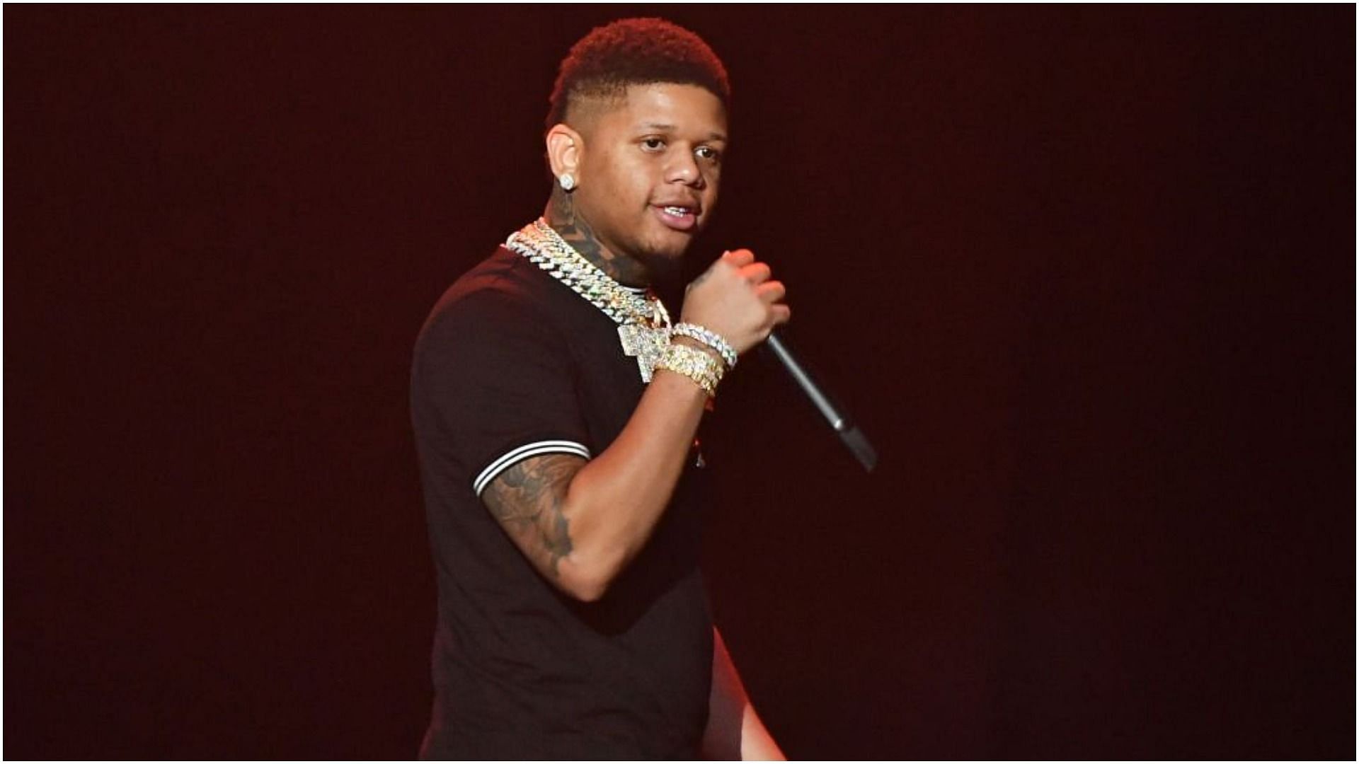 Yella Beezy was accused of some severe charges in 2021 (Image via Paras Griffin/Getty Images)