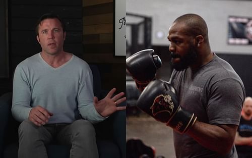 Chael Sonnen (left), Jon Jones (right) [Images courtesy: Chael Sonnen via YouTube and @jonnybones via Instagram]