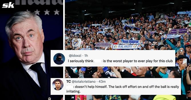 "Beyond poor" "How can a footballer be so unserious?" - Fans rip into 'irritating' Real Madrid superstar and brand him worst player in club's history