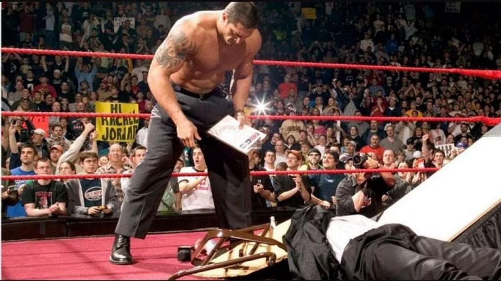 Batista destroyed Triple H on his way to the top