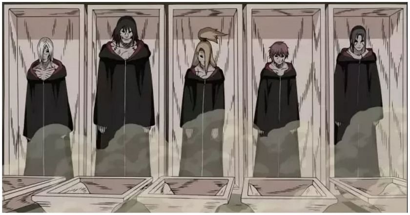 What was in the 6th coffin in Naruto