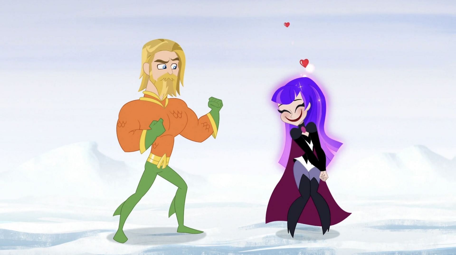 Aquaman and Zatanna (Image via Cartoon Network)