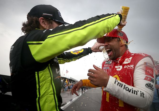 "He got engaged and his year’s gone downhill" - Ryan Blaney jokes at Bubba Wallace Jr.'s expense only to apologize immediately