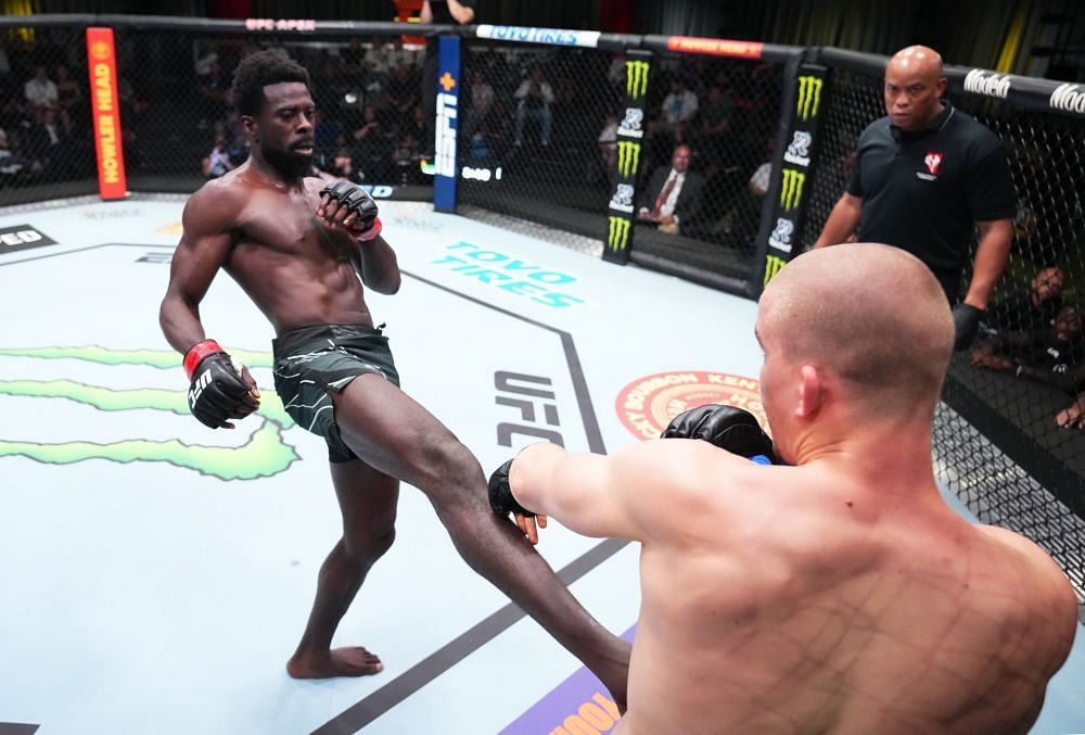 Chidi Njokuani has dispatched both of his foes in the octagon with vicious knockouts