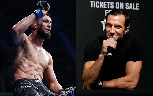 Khamzat Chimaev (left) and Luke Rockhold (right)