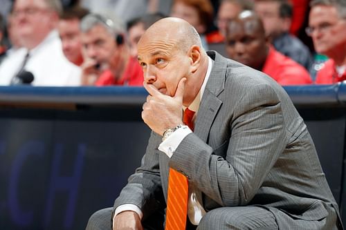 Seth Greenberg coaching the the Virginia Tech Hokies.