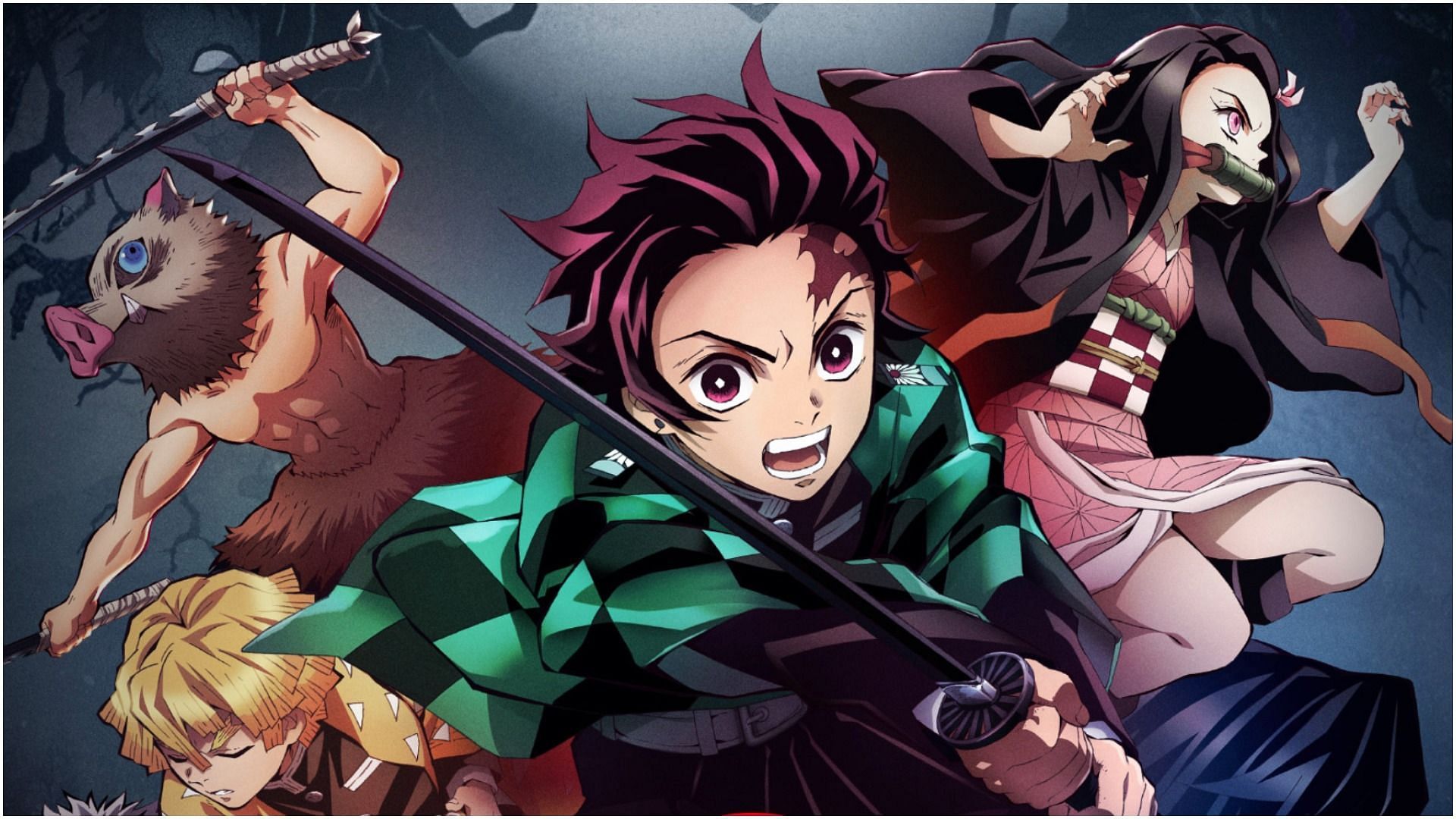 All characters of Demon Slayer: Kimetsu no Yaiba as seen in the anime (Image via Ufotable)