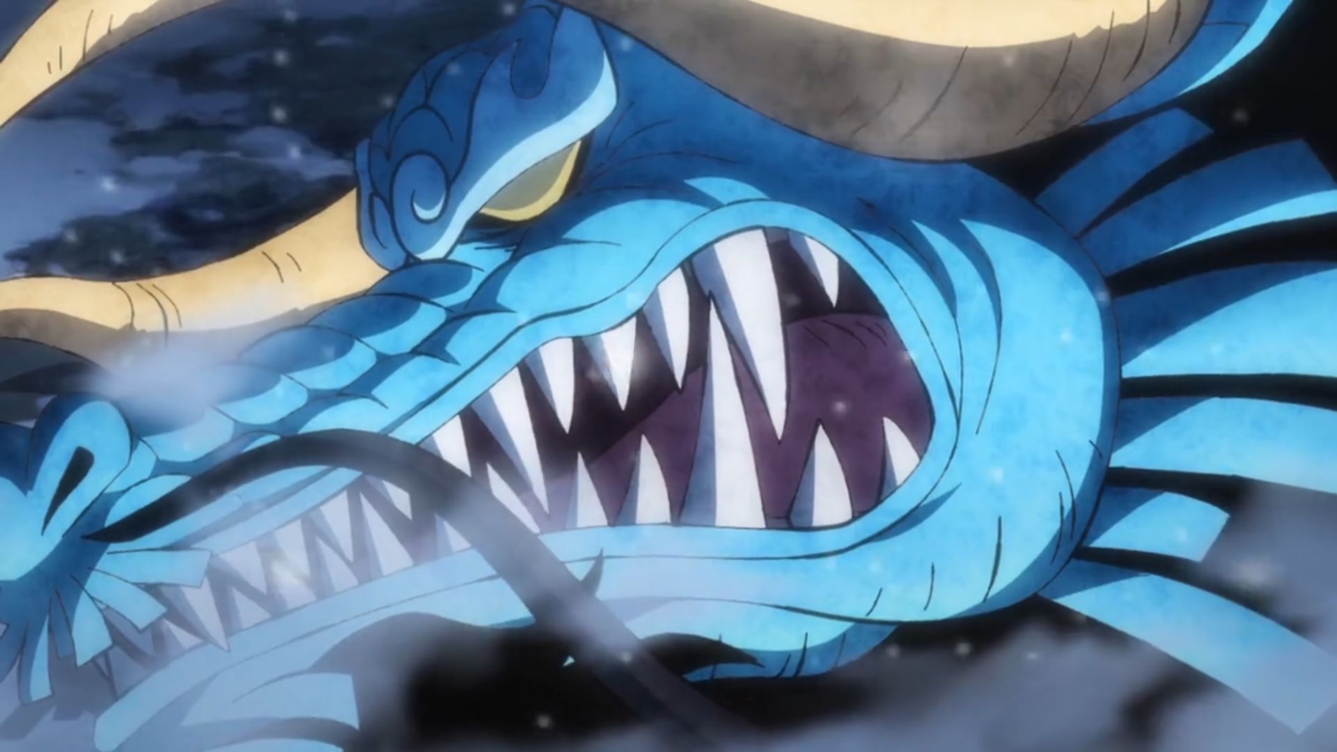 One Piece Episode 1049: Momo shows astonishing courage & transforms into a  giant dragon