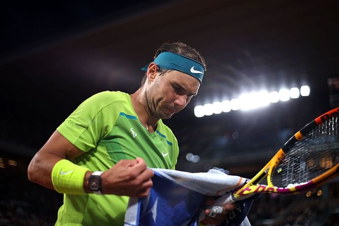 "He's got 21 Grand Slams in his pocket, he's got nothing to prove here in Paris" - Corentin Moutet on Rafael Nadal after 2R loss at French Open