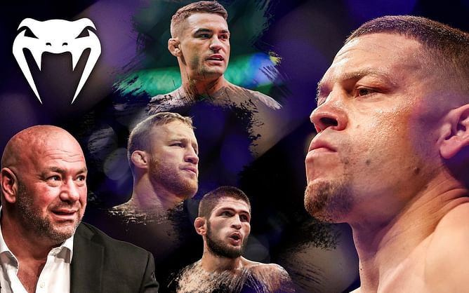 Nate Diaz continues tirade against UFC; slams Dustin Poirier, Justin Gaethje, and Khabib Nurmagomedov along with Venum gear