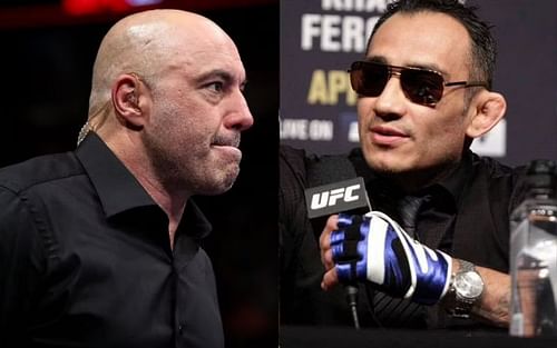 Joe Rogan (left) and Tony Ferguson (right)