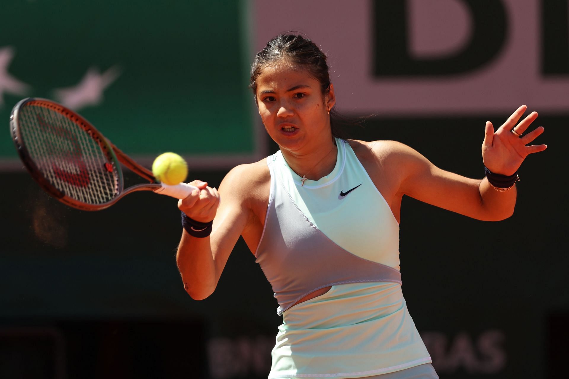 Emma Raducanu at the 2022 French Open - Day Four