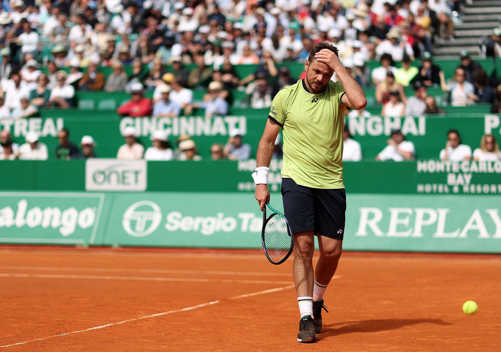 Wawrinka at the Rolex Monte-Carlo Masters - Day Two