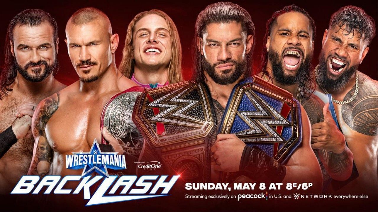 WWE WrestleMania Backlash 2022 में सिक्स-मैन टैग टीम मैच देखने को मिलने वाला है