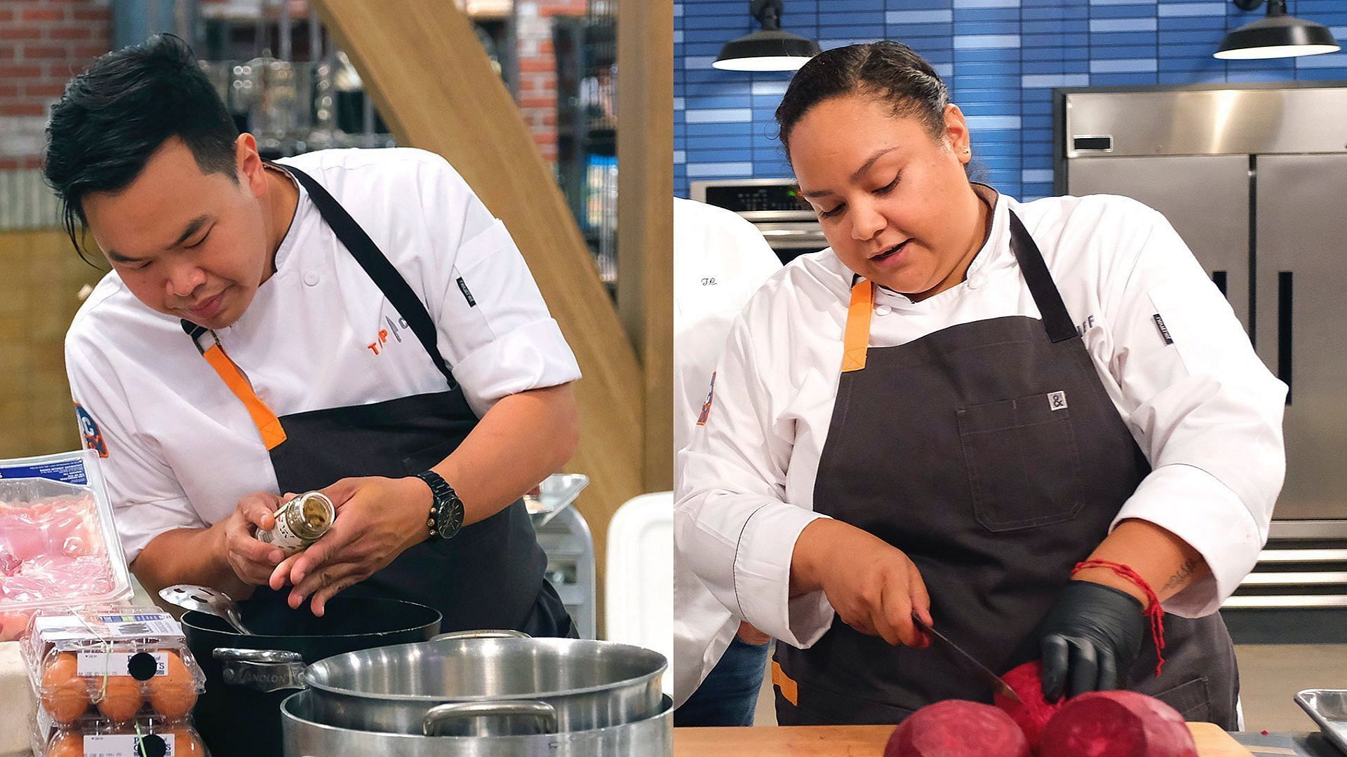 Buddha Lo and Evelyn Garcia from Top Chef Season 19 (Image via bravotopchef/Instagram)