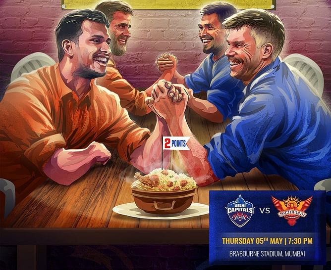 DC vs SRH, IPL Toss Result: Today's match players list, teams & umpires for Match 50