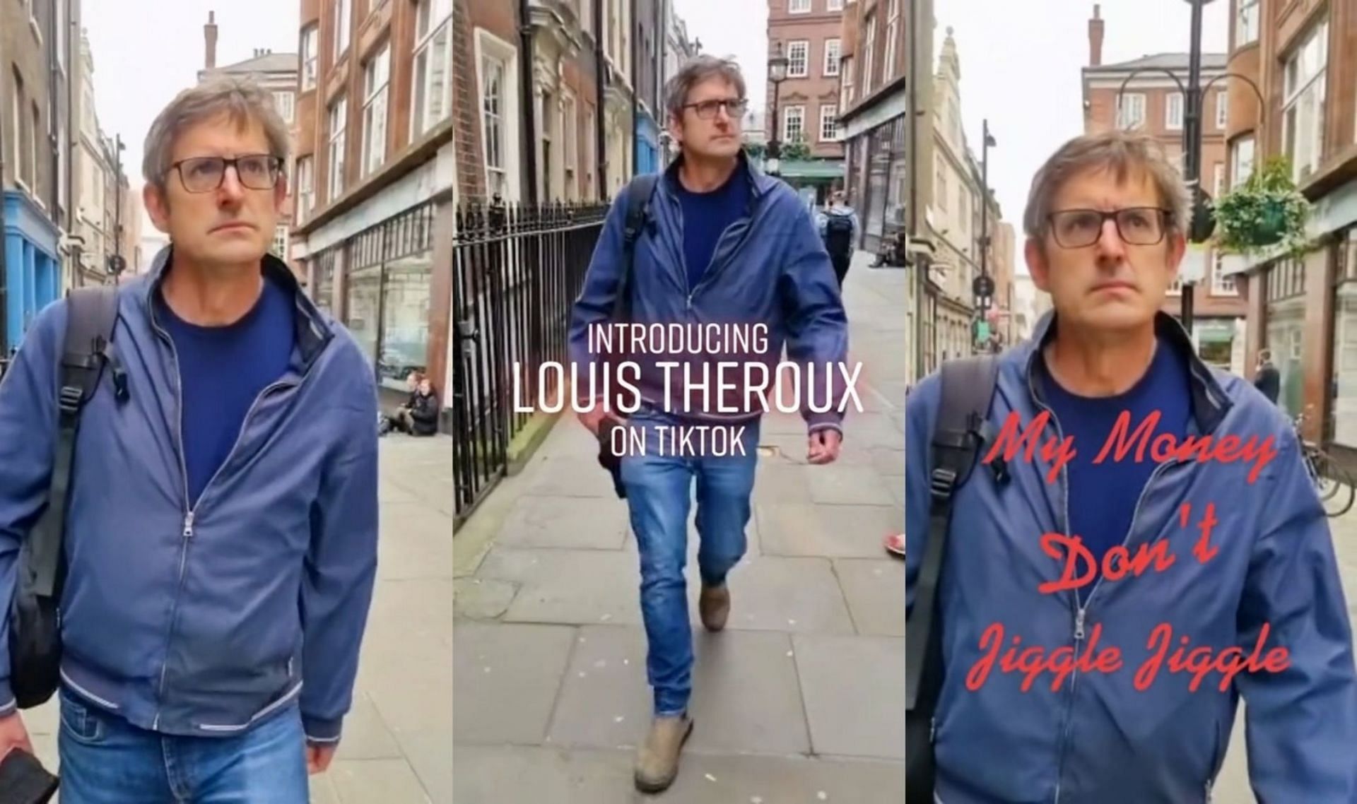 Theroux in his TikTok video (Image via officiallouistheroux /TikTok)