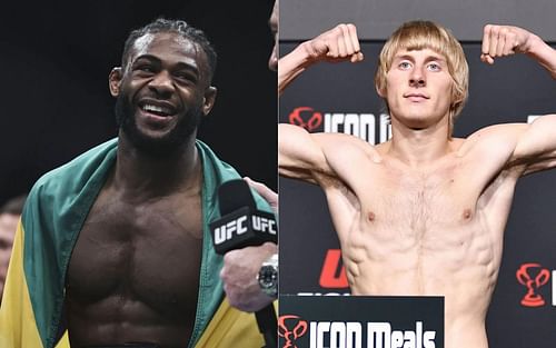 Aljamain Sterling (left) and Paddy Pimblett (right)