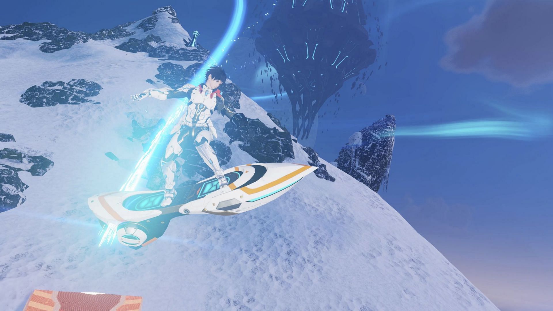 The floating action looks awesome in Phantasy Star Online 2! (Image via SEGA)