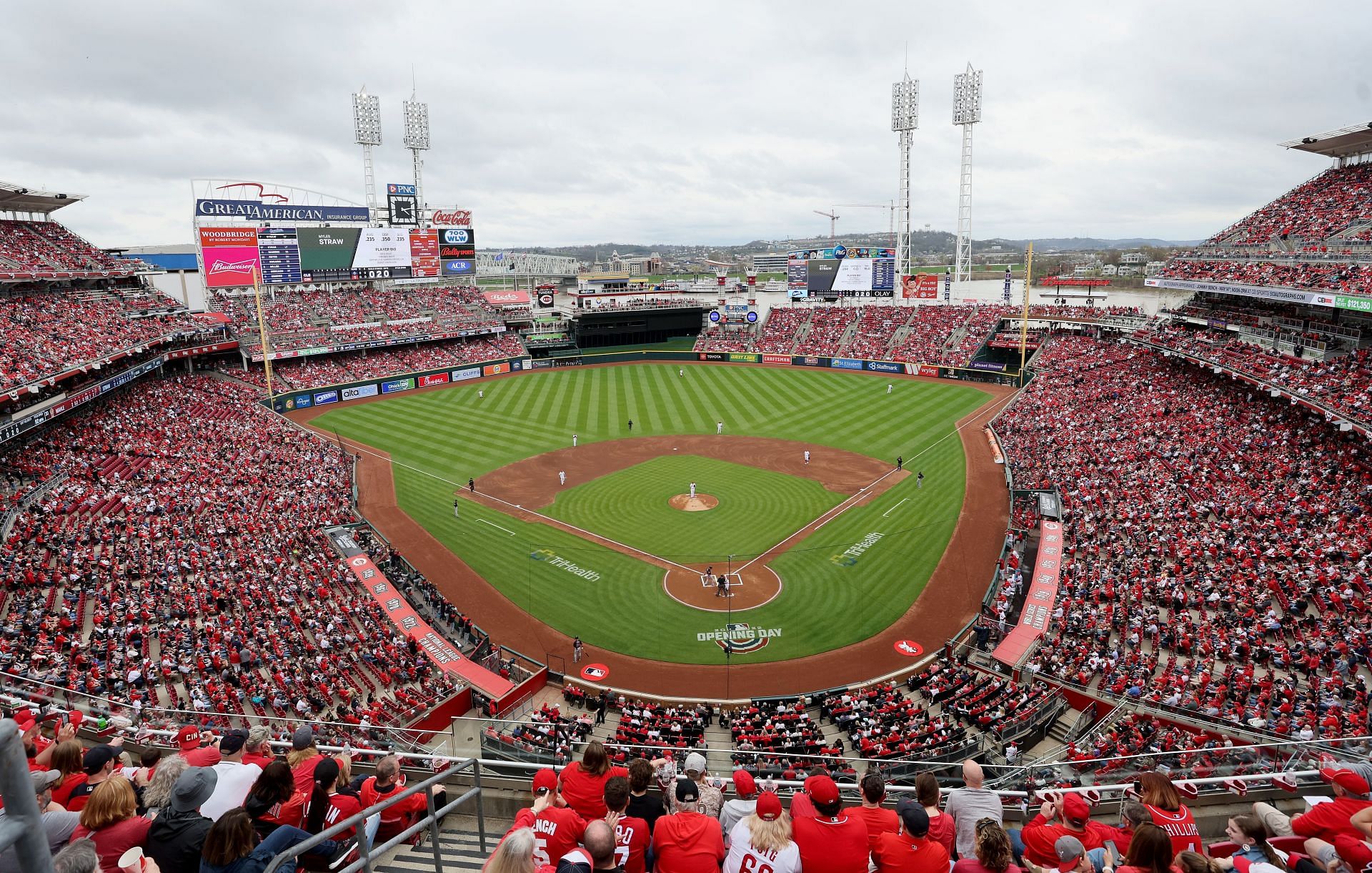 The Great American Ballpark in Cincinnati