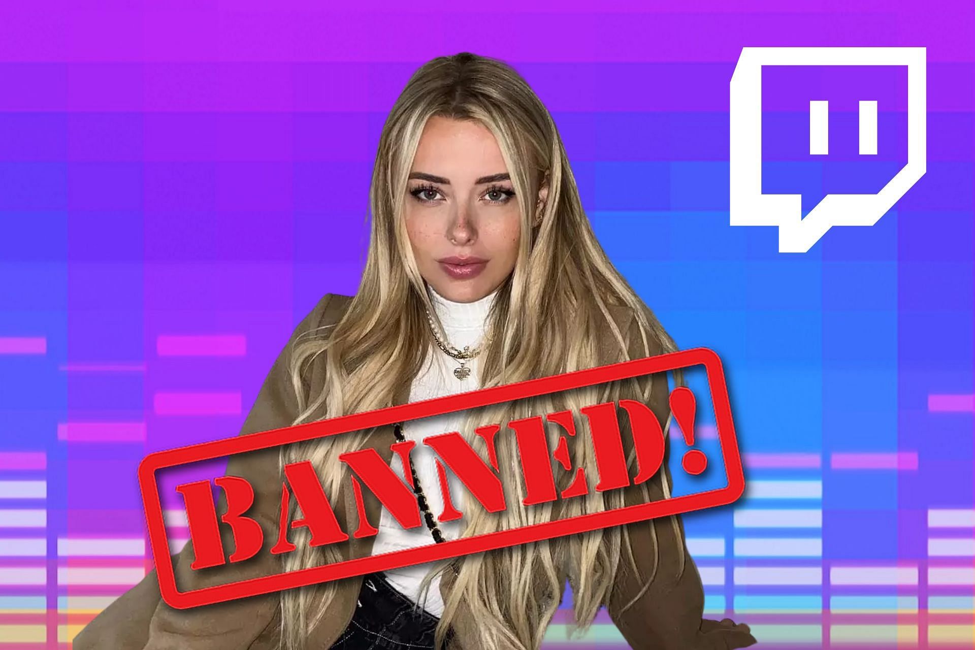 Corinna Kopf, a Twitch streamer, recently caught a 24-hour ban for her Twitch profile image (Image via Sportskeeda)