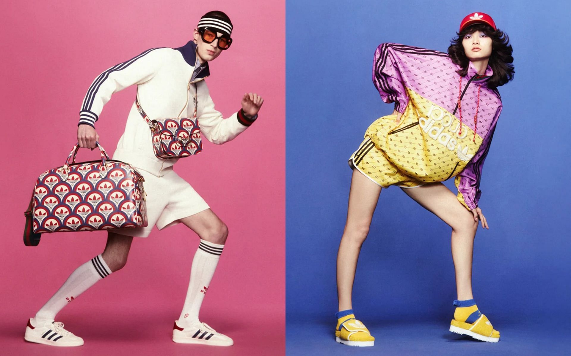 upcoming Adidas x Gucci collaborative capsule (Image via Adidas)
