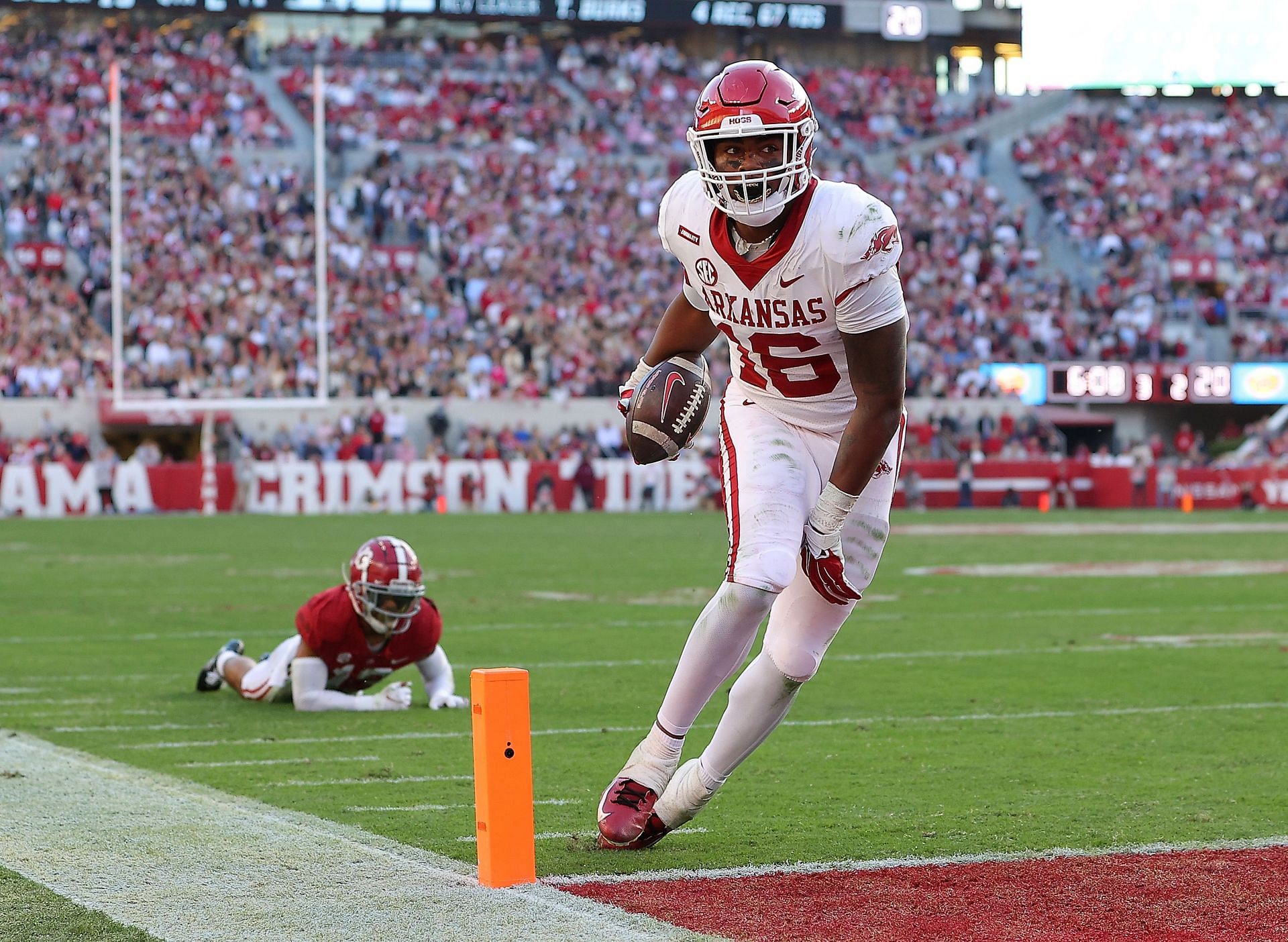 Arkansas wide receiver Treylon Burks