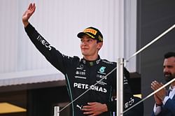 "I am very proud to be standing here" - George Russell thanks team after securing P3 at 'tough' 2022 F1 Spanish GP