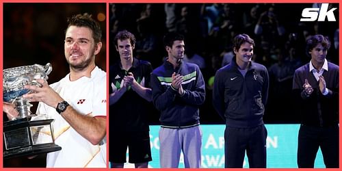 Stan Wawrinka (left) has hailed the Big 4.